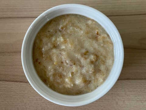 りんごとバナナの豆乳ヨーグルト長芋味噌ドレッシング